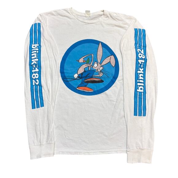 Vintage 1999 Blink 182 Loser Tour Rabbit Long Sleeve T Shirt Men's Small